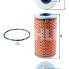 Filtro de aceite MAHLE ORIGINAL OX 103D