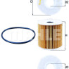 Filtro de aceite MAHLE ORIGINAL OX 192D