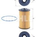 Filtro de aceite MAHLE ORIGINAL OX 399D