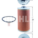 Filtro de aceite MAHLE ORIGINAL OX 39D