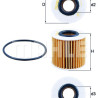 Filtro de aceite MAHLE ORIGINAL OX 414D2