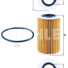 Filtro de aceite MAHLE ORIGINAL OX 436D