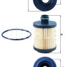 Filtro de aceite MAHLE ORIGINAL OX 553D