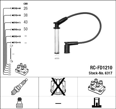 Juego de cables de encendido