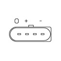 Sensor, presión colector de admisión