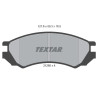 Pastillas de freno TEXTAR 2128002
