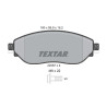 Pastillas de freno TEXTAR 2208701