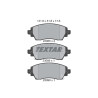 Pastillas de freno TEXTAR 2308801