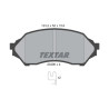 Pastillas de freno TEXTAR 2349002