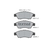 Pastillas de freno TEXTAR 23817 01