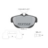 Pastillas de freno TEXTAR 24462 01