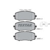 Pastillas de freno TEXTAR 24910 01