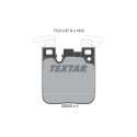 Pastillas de freno TEXTAR 2502901