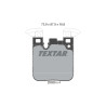 Pastillas de freno TEXTAR 2502901