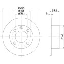 Kit frenos, freno de disco BrakeBox, Pad and Disc Kit TEXTAR 89000500