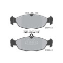 Kit frenos, freno de disco BrakeBox, Pad and Disc Kit TEXTAR 89000700
