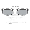 Kit frenos, freno de disco BrakeBox, Pad and Disc Kit TEXTAR 89001600