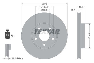 Kit frenos, freno de disco BrakeBox, Pad and Disc Kit