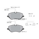 Kit frenos, freno de disco BrakeBox, Pad and Disc Kit TEXTAR 89008600