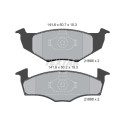 Kit frenos, freno de disco BrakeBox, Pad and Disc Kit TEXTAR 89012200