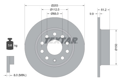 Kit frenos, freno de disco BrakeBox, Pad and Disc Kit