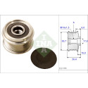 Rueda libre alternador