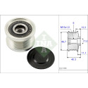 Rueda libre alternador