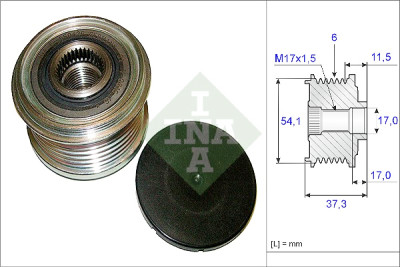 Rueda libre alternador INA 535 0149 10
