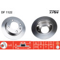 Juego de discos de freno TRW DF1122