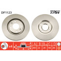 Juego de discos de freno TRW DF1123