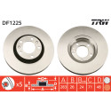 Juego de discos de freno TRW DF1225