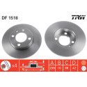 Juego de discos de freno TRW DF1518
