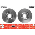 Juego de discos de freno TRW DF1530