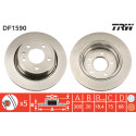 Juego de discos de freno TRW DF1590