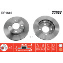 Juego de discos de freno TRW DF1649
