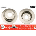 Juego de discos de freno TRW DF1650