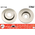 Juego de discos de freno TRW DF1748