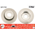 Juego de discos de freno TRW DF1791