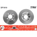 Juego de discos de freno TRW DF1810