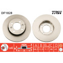 Juego de discos de freno TRW DF1828