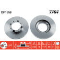 Juego de discos de freno TRW DF1958