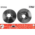 Juego de discos de freno TRW DF2558