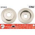 Juego de discos de freno TRW DF2623