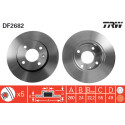 Juego de discos de freno TRW DF2682