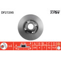 Juego de Discos de Freno TRW DF2729S
