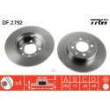 Juego de discos de freno TRW DF2792