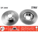 Juego de discos de freno TRW DF2809