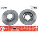 Juego de discos de freno TRW DF3118