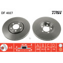 Juego de discos de freno TRW DF4027