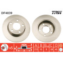 Juego de discos de freno TRW DF4039